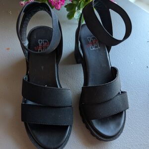 Black Girl's Sandals Size 13